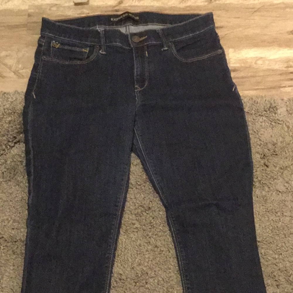Mid rise jeans from express